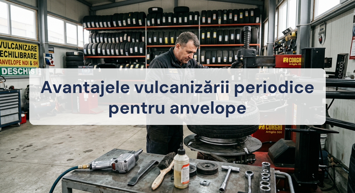Avantajele vulcanizării periodice pentru anvelope