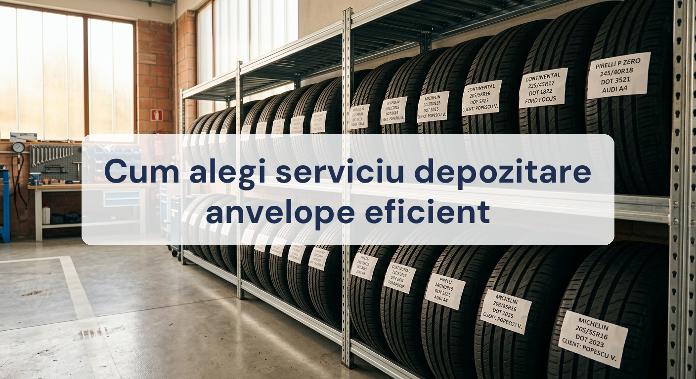 Cum alegi serviciu depozitare anvelope eficient