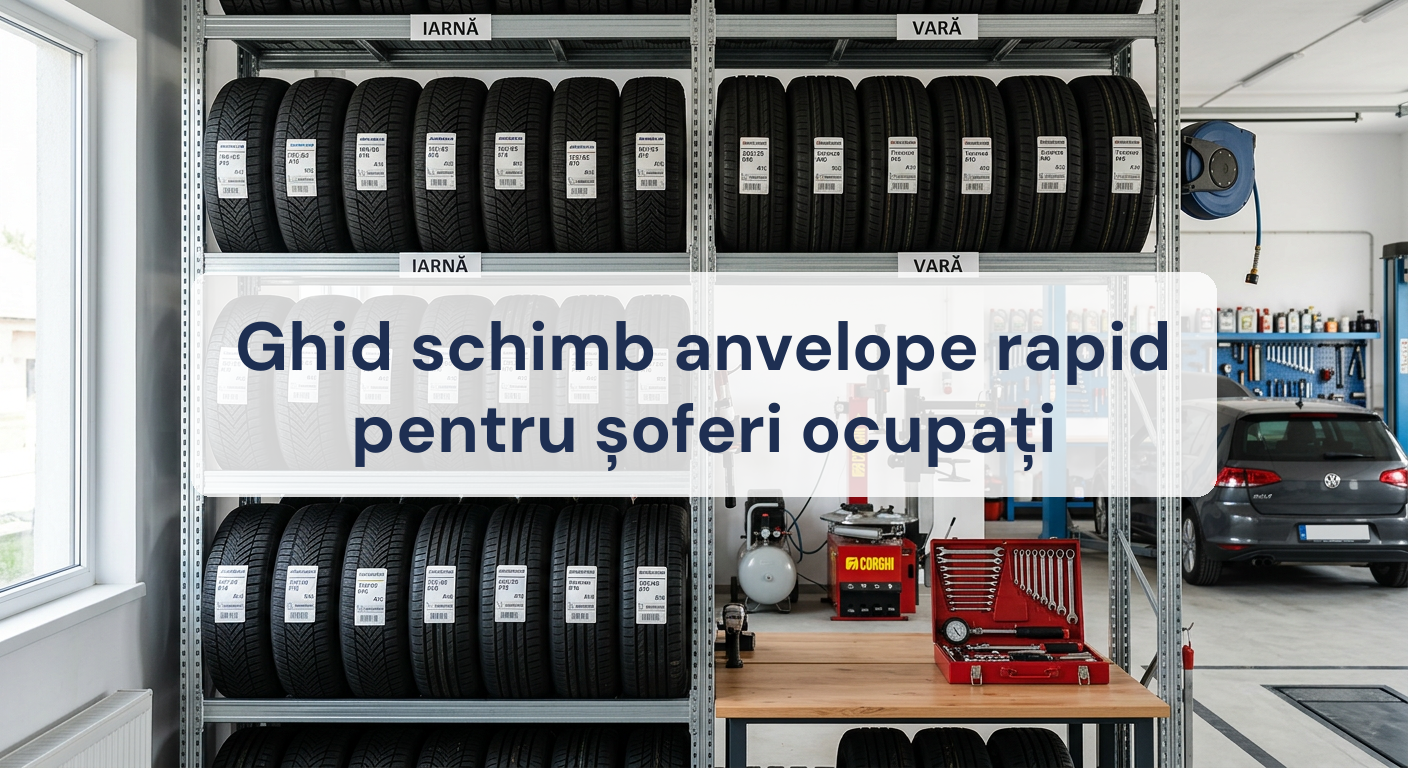 Ghid schimb anvelope rapid pentru șoferi ocupați